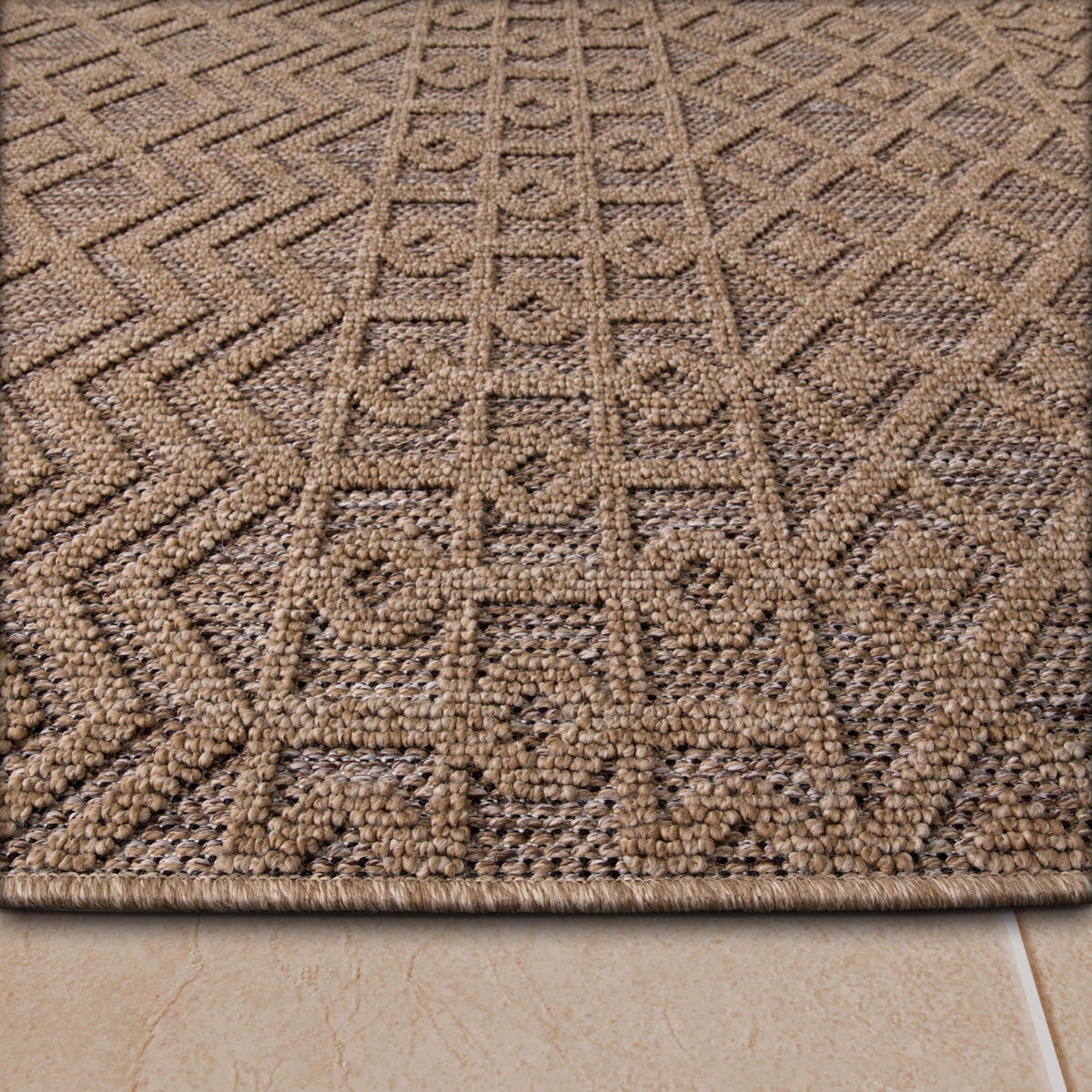 OUTDOORTEPPICH 240/340 cm Cologne 495 - Beige, Textil (240/340cm) - Paco Home