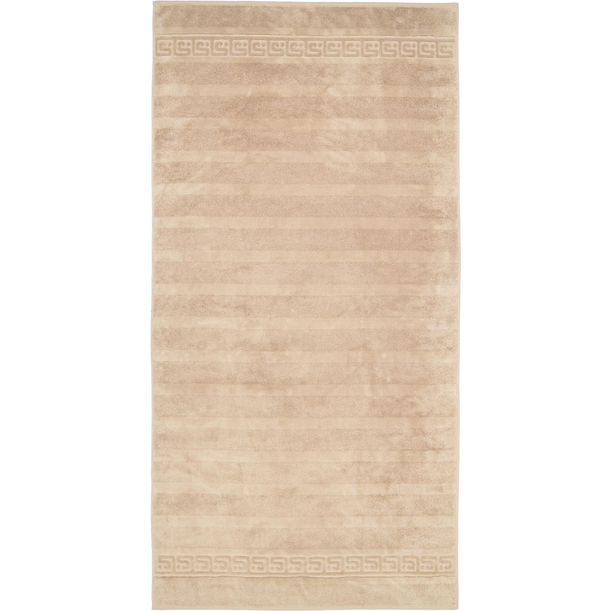 HANDTÜCHER NOBLESSE UNI 1001 SAND - 375 - Beige, Textil (80/160cm) - Cawoe