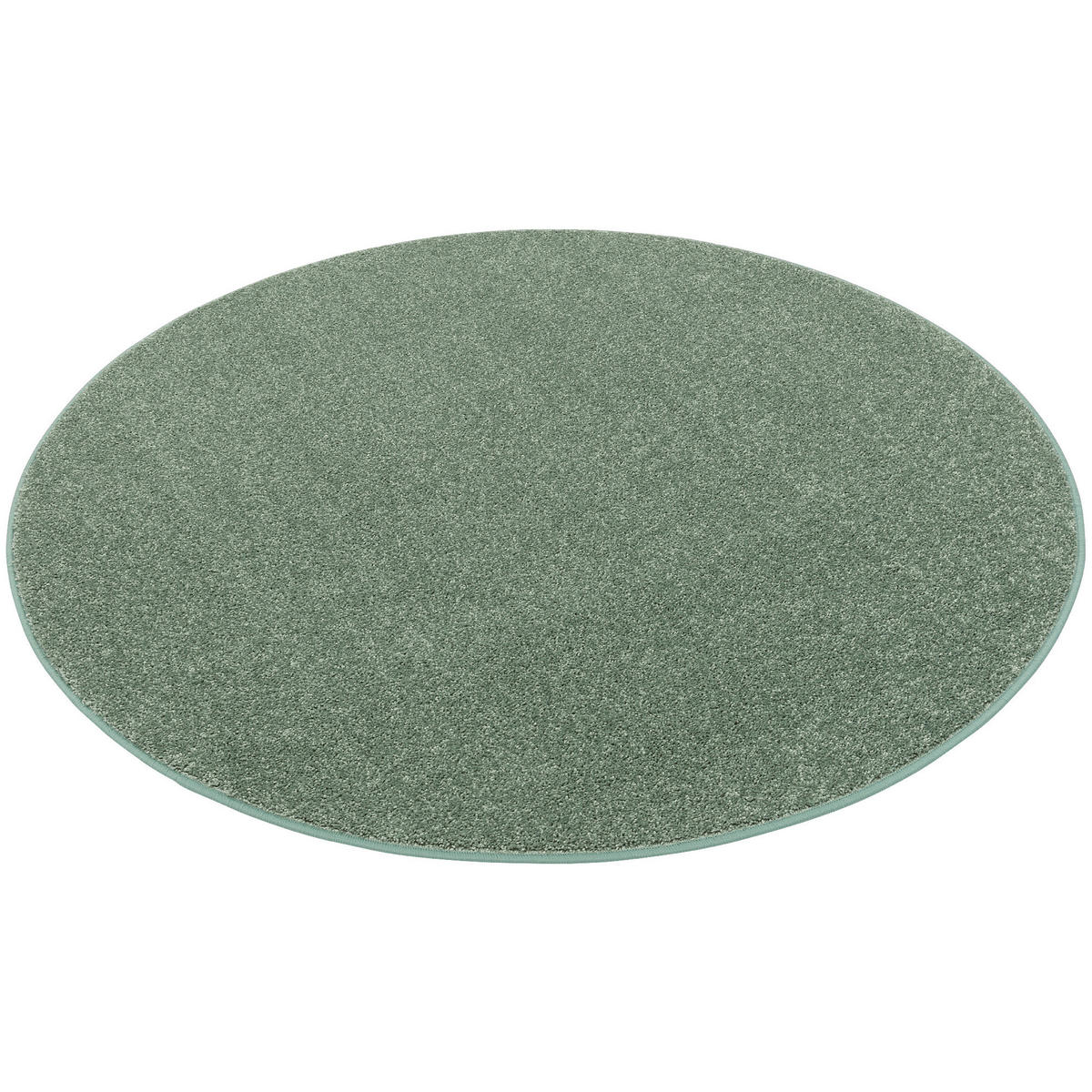 HOCHFLOR VELOURS TEPPICH COTTAGE RUND - Mintgrün, Textil (160/160cm) - Snapstyle