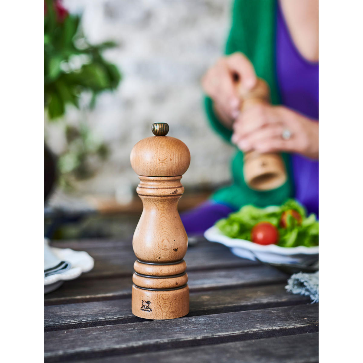 SALZMÜHLE Paris Antiquaire 18cm Buchenholz Stahlmahlwerk - Braun, Holz (5.9/18/5.9cm) - PEUGEOT