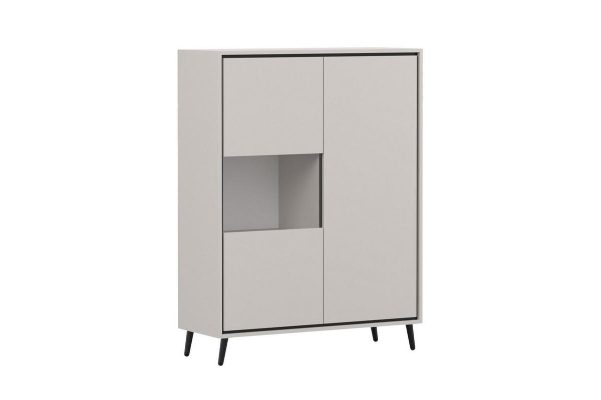 BARSCHRANK FRESSO 100/135/40 cm in Kaschmir - Kaschmir, Holzwerkstoff (100/135/40cm) - Deine Möbel 24