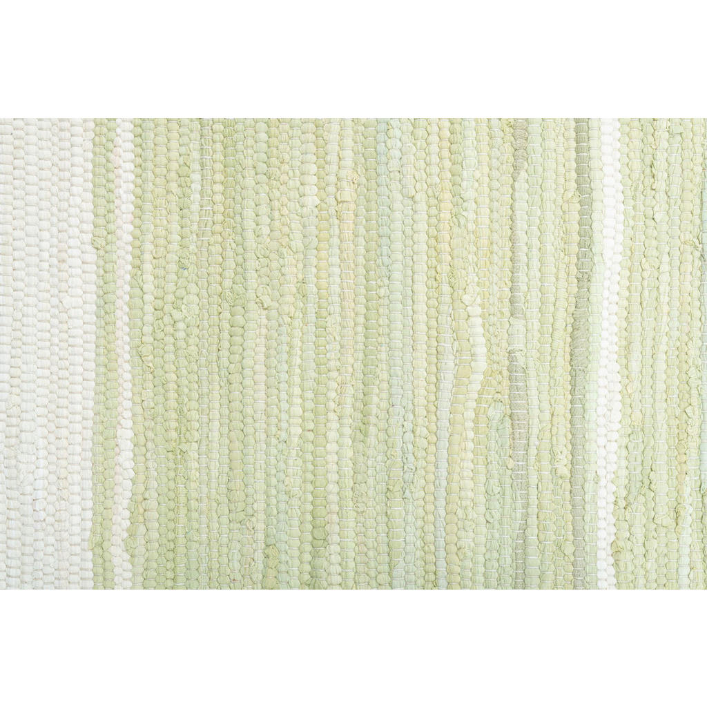 Thumbnail - Theko Fleckerlteppich, Grün, Textil, Gestreift, Freiform, 70x250 cm, für Fußbodenheizung geeignet, Teppiche & Böden, Tep...