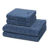 FROTTIERSET Lifestyle 4-teilig - Dunkelblau, Textil (50/100cm) - Cawoe