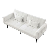 SCHLAFSOFA DE-35090 Futon Beige - Beige, Holzwerkstoff (71/71/175cm) - ComfortXL