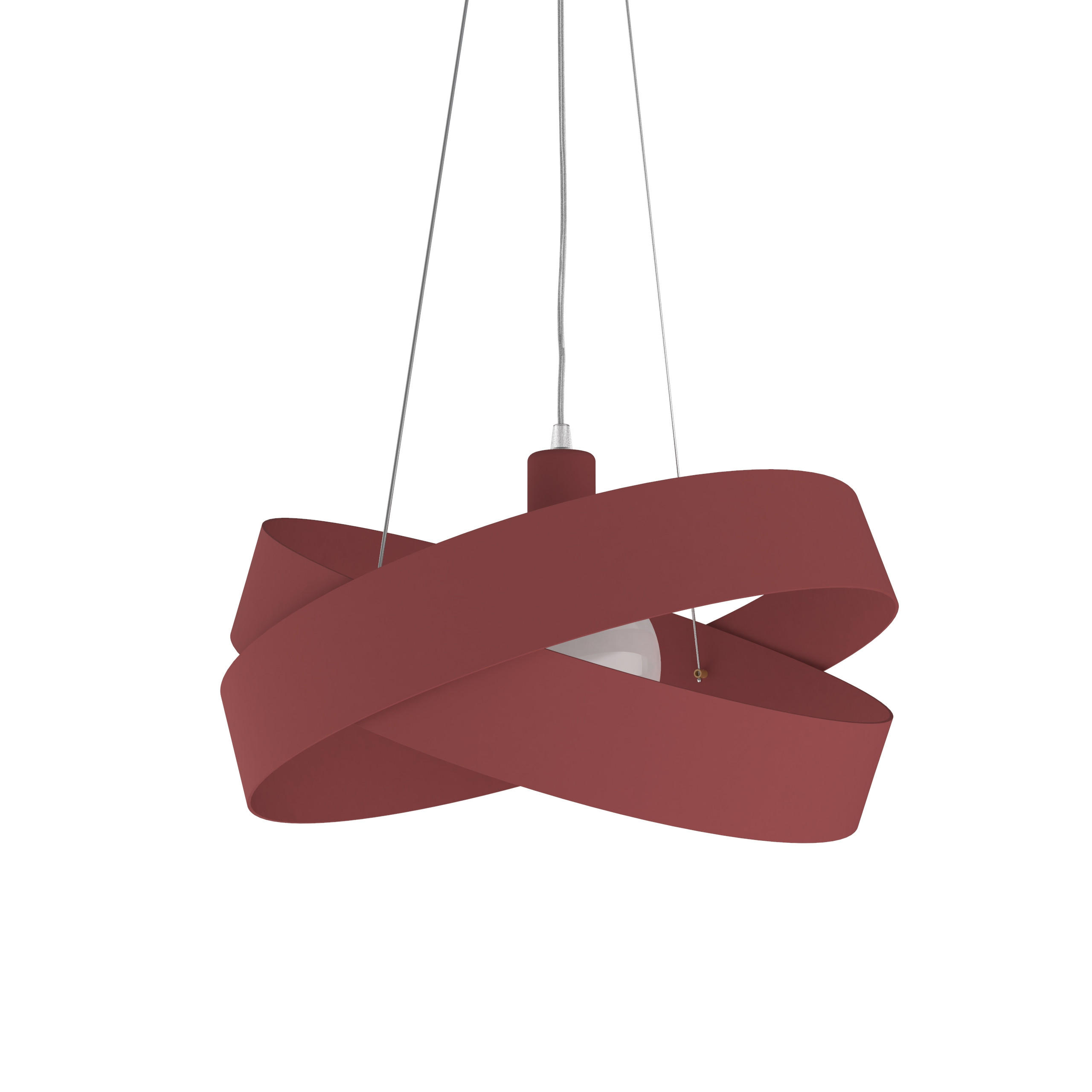 HÄNGELEUCHTE Soft D40 - Rot, Metall (40/40/16cm) - Lumicom