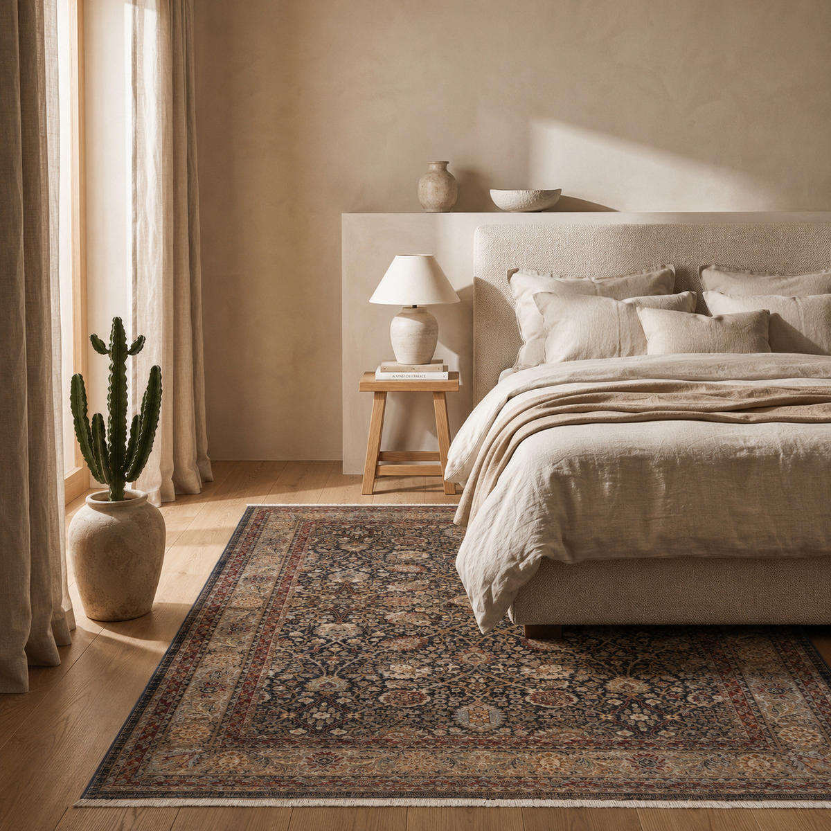ORIENT VINTAGE TEPPICH NAVIRA - Dunkelblau, Textil (160/240cm) - Pergamon
