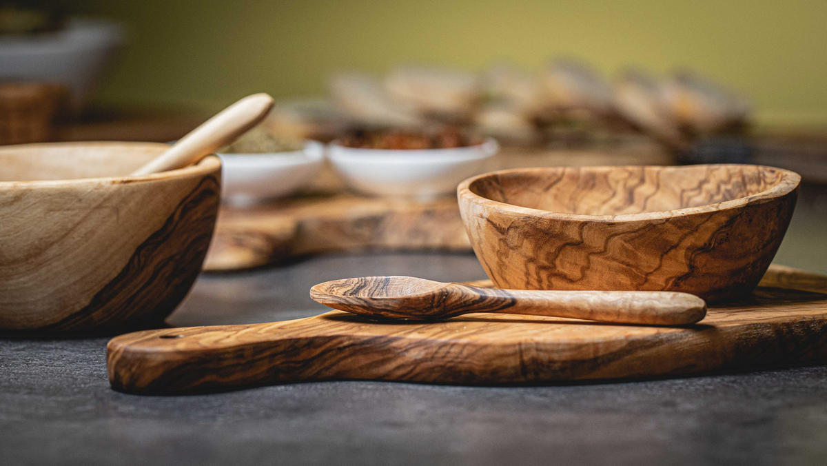 SAUCENLÖFFEL Kochlöffel Tunea - Olivenholz - 25 cm - Braun, Holz (25cm) - Jay Hill