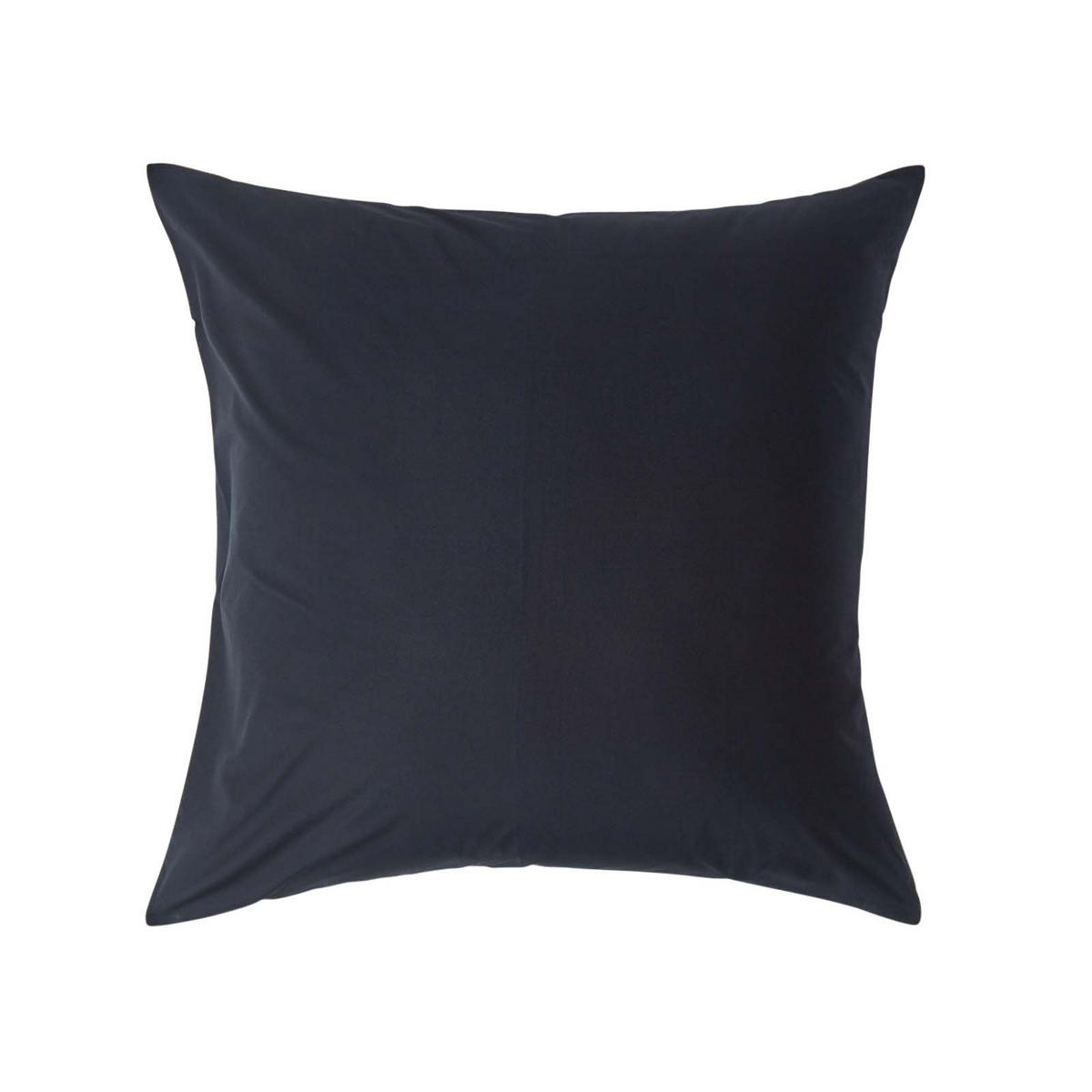 KISSENBEZUG Perkal, Ägyptische Baumwolle, Fadendichte 200 - Schwarz, Textil (80/80cm) - Homescapes