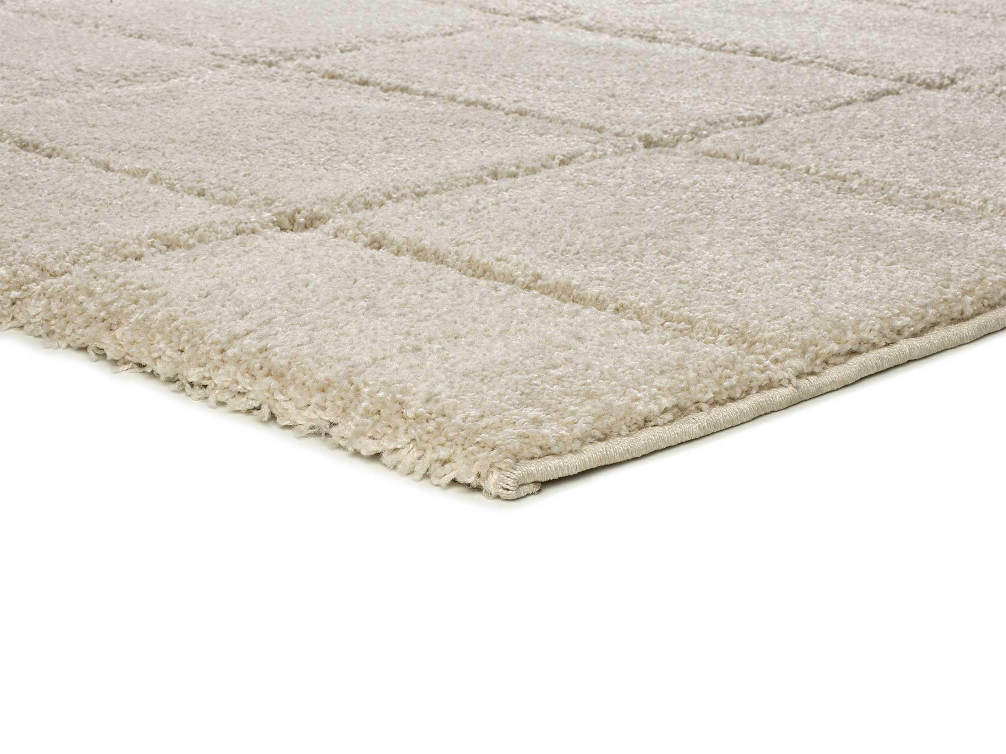 HOCHFLORTEPPICH Weiß Molier 133/190 cm - Weiß, Naturmaterialien/Textil (133/190cm) - Atticgo