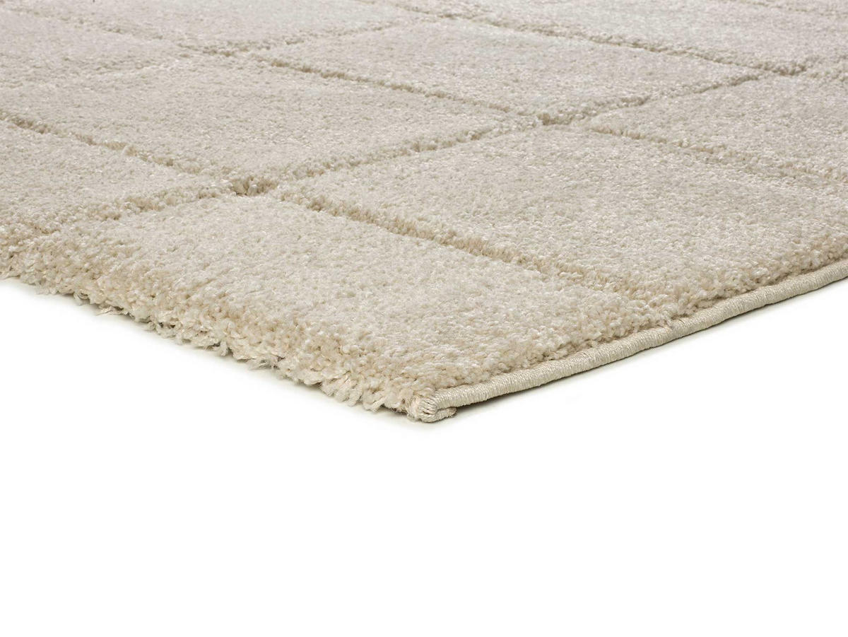 HOCHFLORTEPPICH Weiß Molier 133/190 cm - Weiß, Naturmaterialien/Textil (133/190cm) - Atticgo