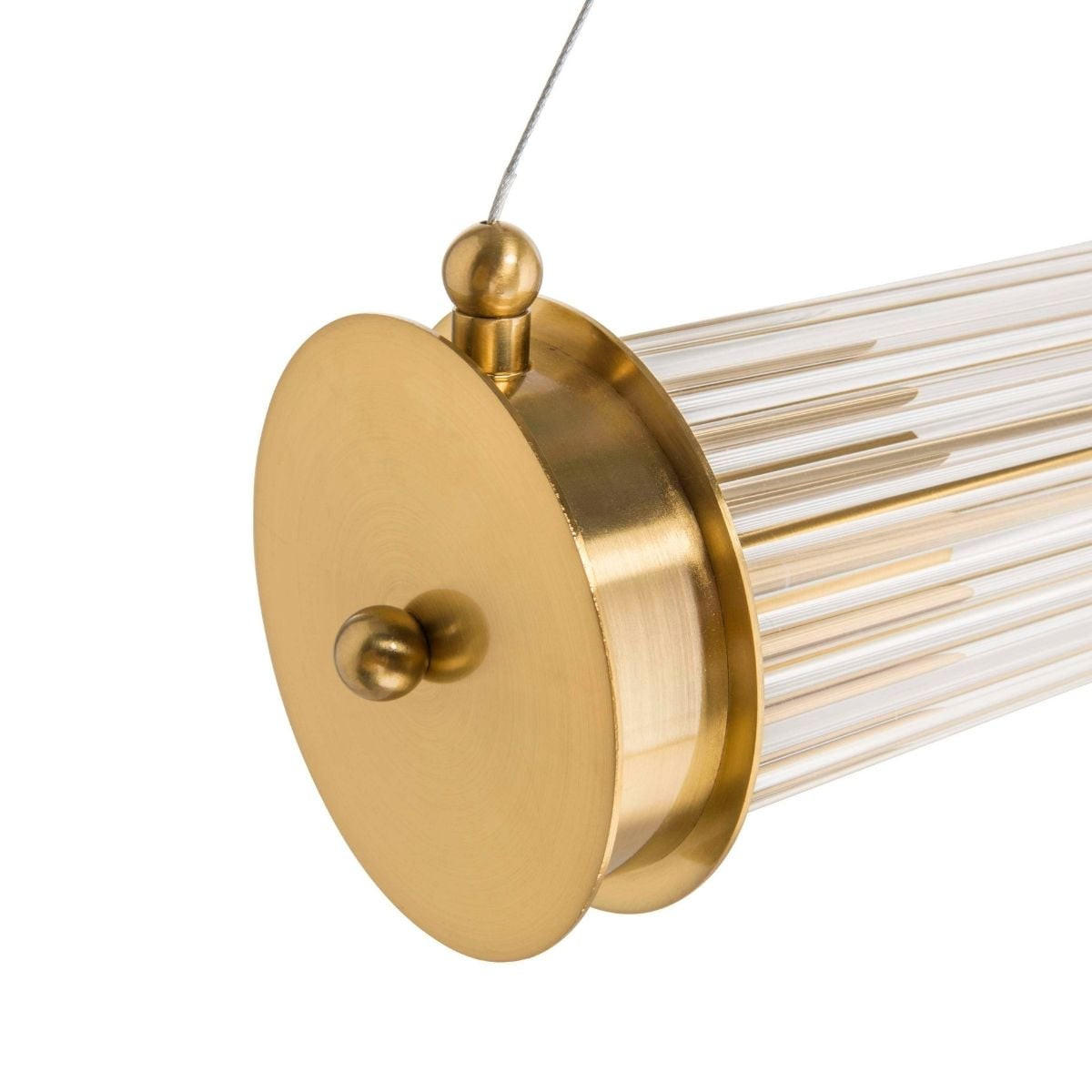 DOPPELGLAS Metall Messing Rohraufhängung - Goldfarben, Metall (20/120/120cm) - Signature