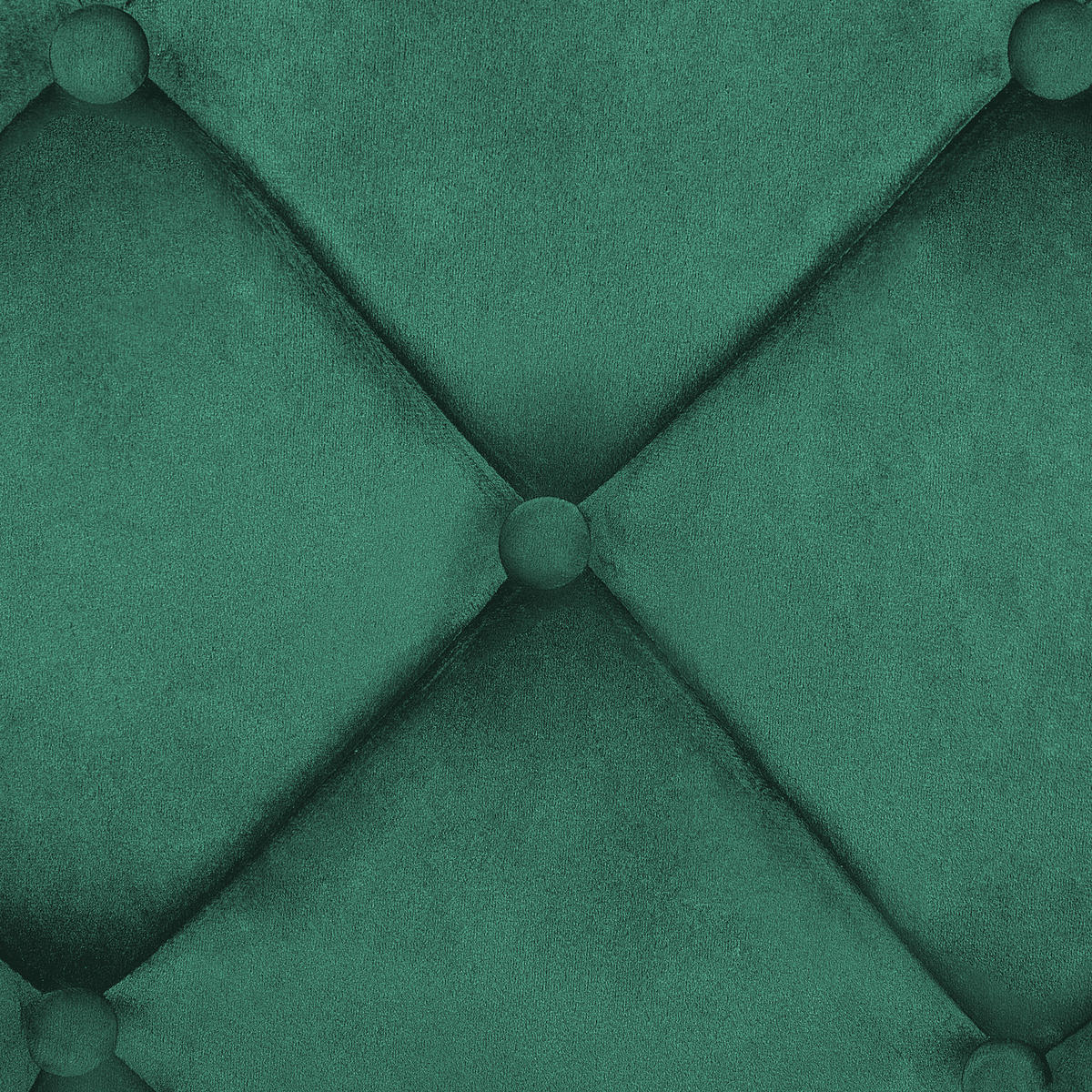 SESSEL Samtstoff Grün Vaksala - Grün, Textil/Metall (61/95/73cm) - Beliani