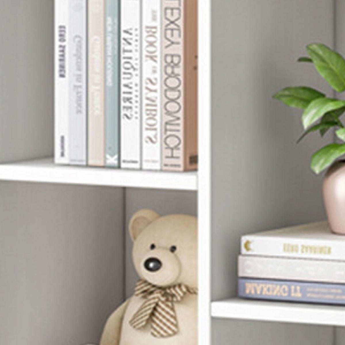 BÜCHERREGAL, Weiß, 50/80/24 cm - Weiß, Holzwerkstoff (50/80/24cm)