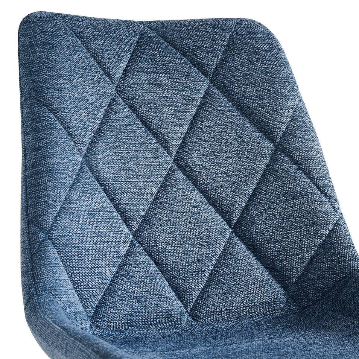 STUHL TANIA Blau 2 Stück - Blau, Holz/Textil (52/88/60cm) - B&D Home