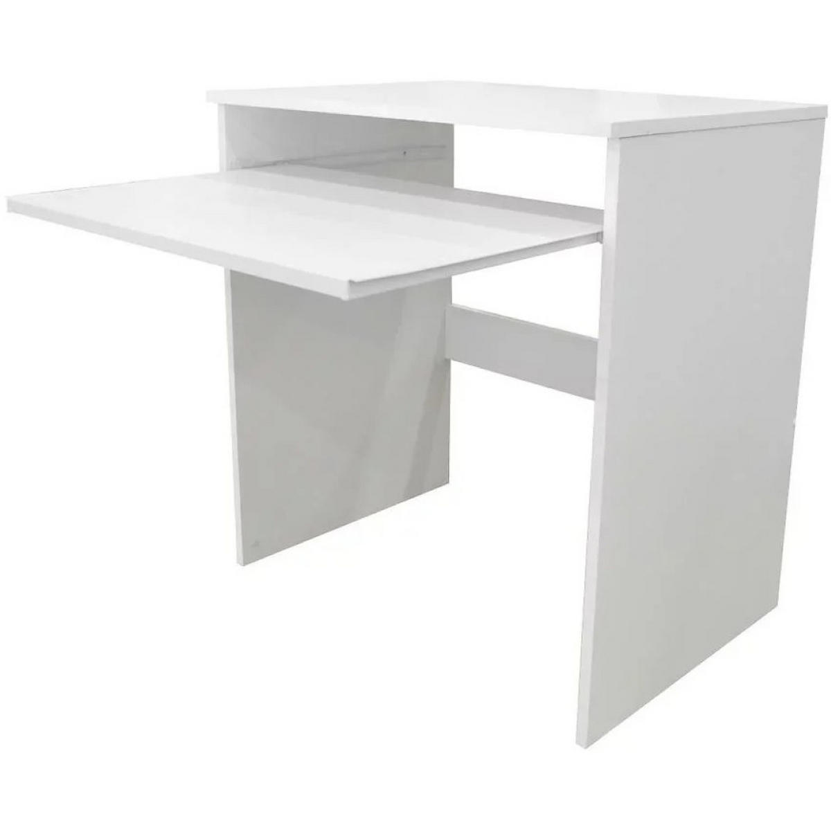 SCHREIBTISCH VALERIO 75x50x70 cm Bürotisch Computertisch, Weiß - Weiß, Holzwerkstoff (50/75/70cm) - MASSENO