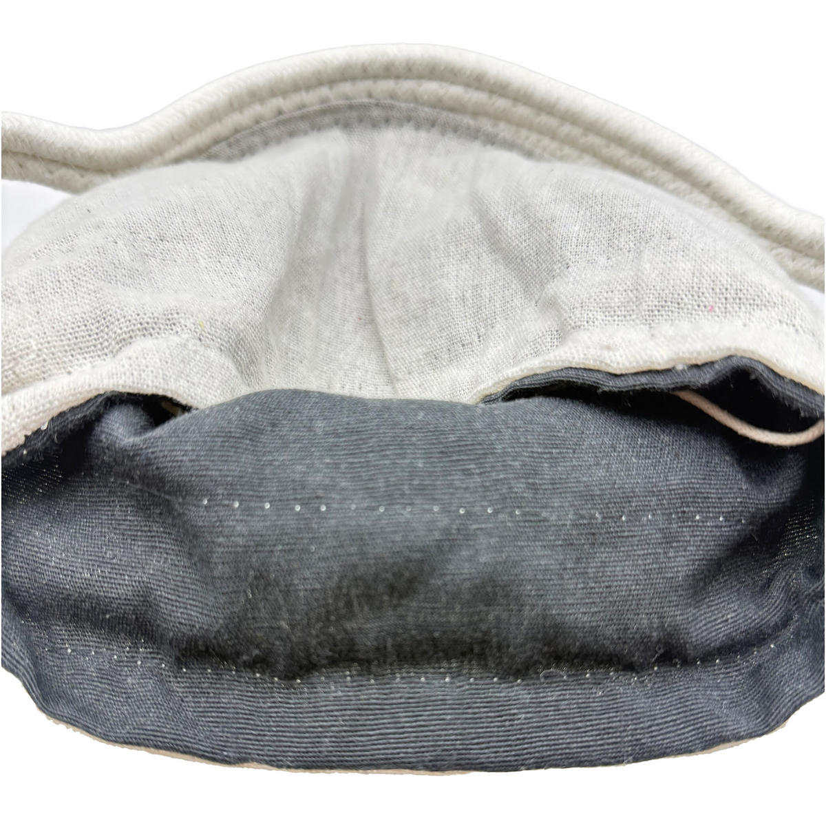 3XKOŠÍKY na zemiaky - viacfarebná, textil - Relaxdays