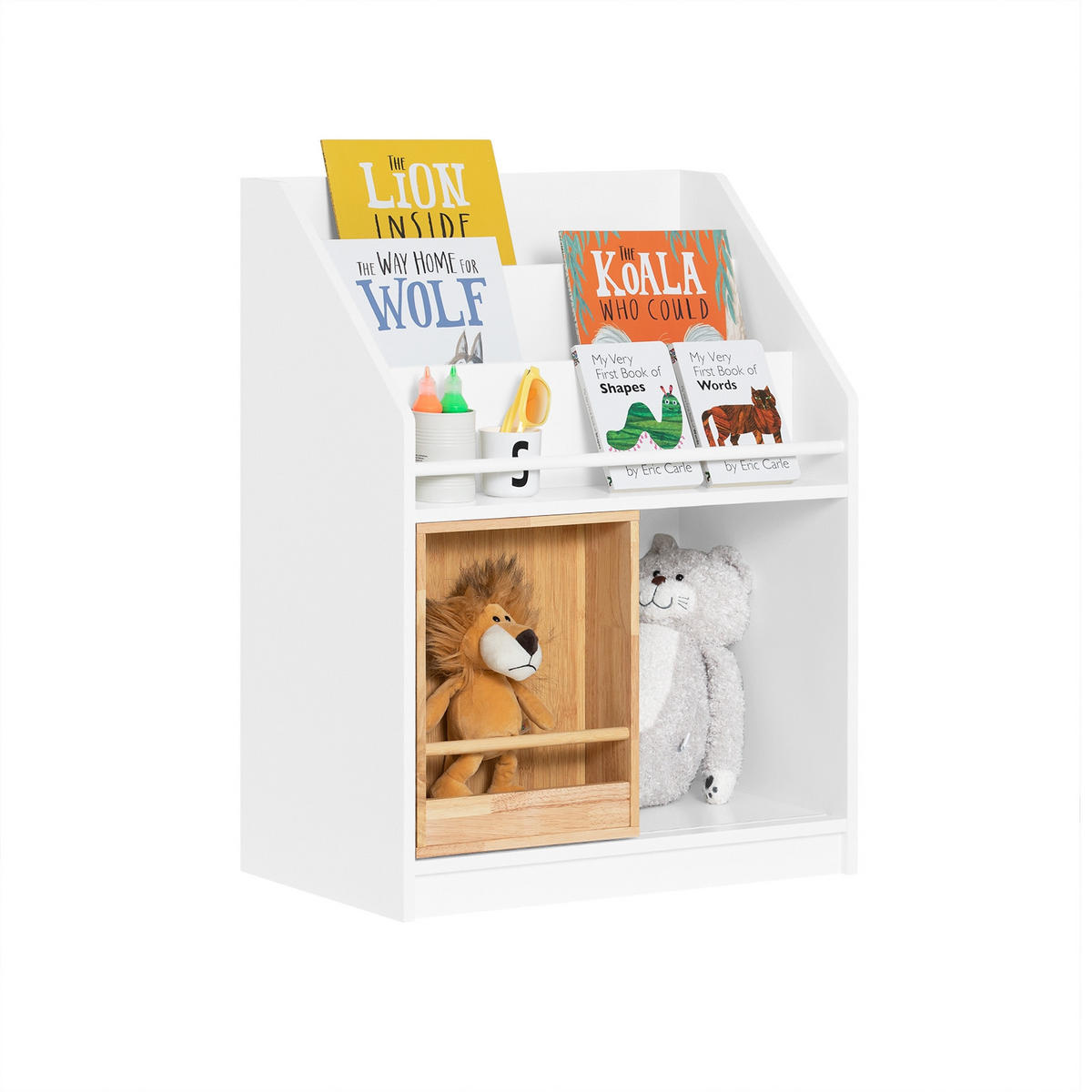 KINDERREGAL Weiß - Weiß, Holzwerkstoff (63/80/35cm) - SoBuy