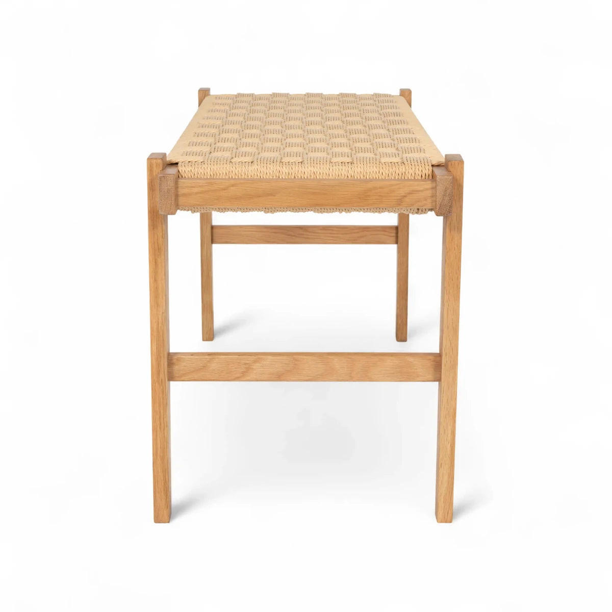 SITZBANK 110/38/47 cm Rattan / Eiche Wildeiche - Honigeiche/Eichefarben, Holz/Papier (110/47/38cm) - Furnhouse