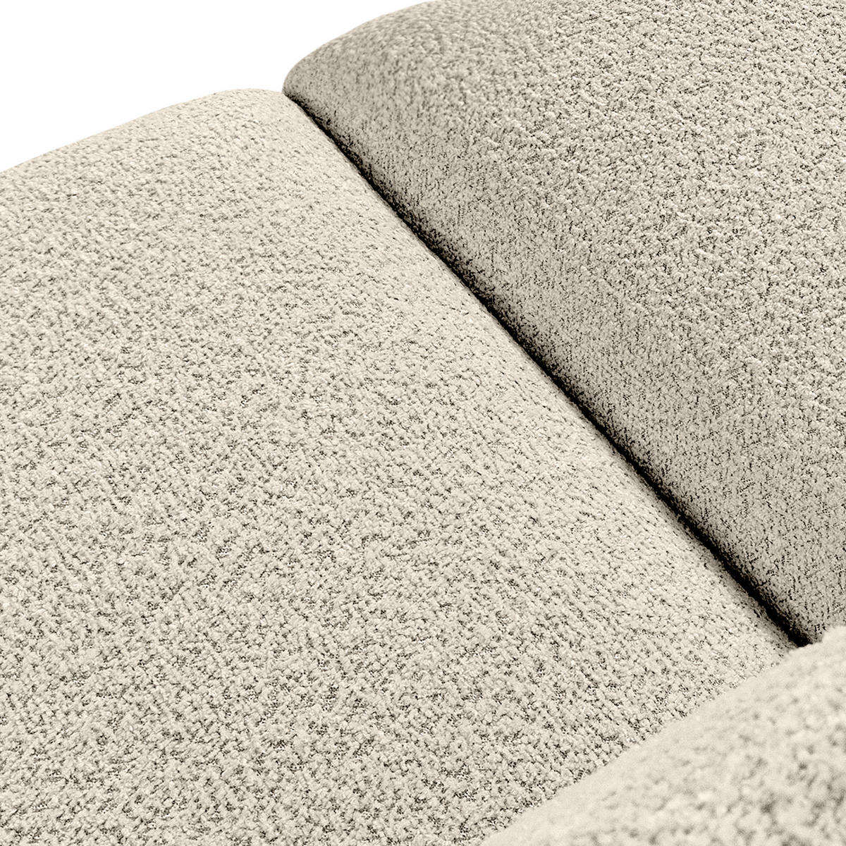 2-SITZER SOFA BUFFO, Hellbeige - Beige, Holz/Holzwerkstoff (210/73/96cm) - KONSIMO®