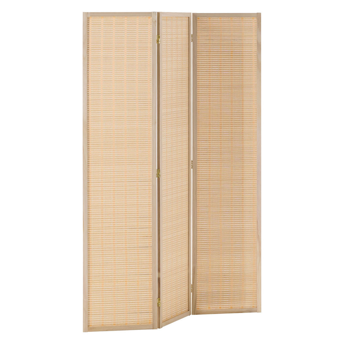PARAVENT 120/170 cm Natur Holz Bambus - Braun, Naturmaterialien/Holz (120/170/2cm) - Homestyle4u