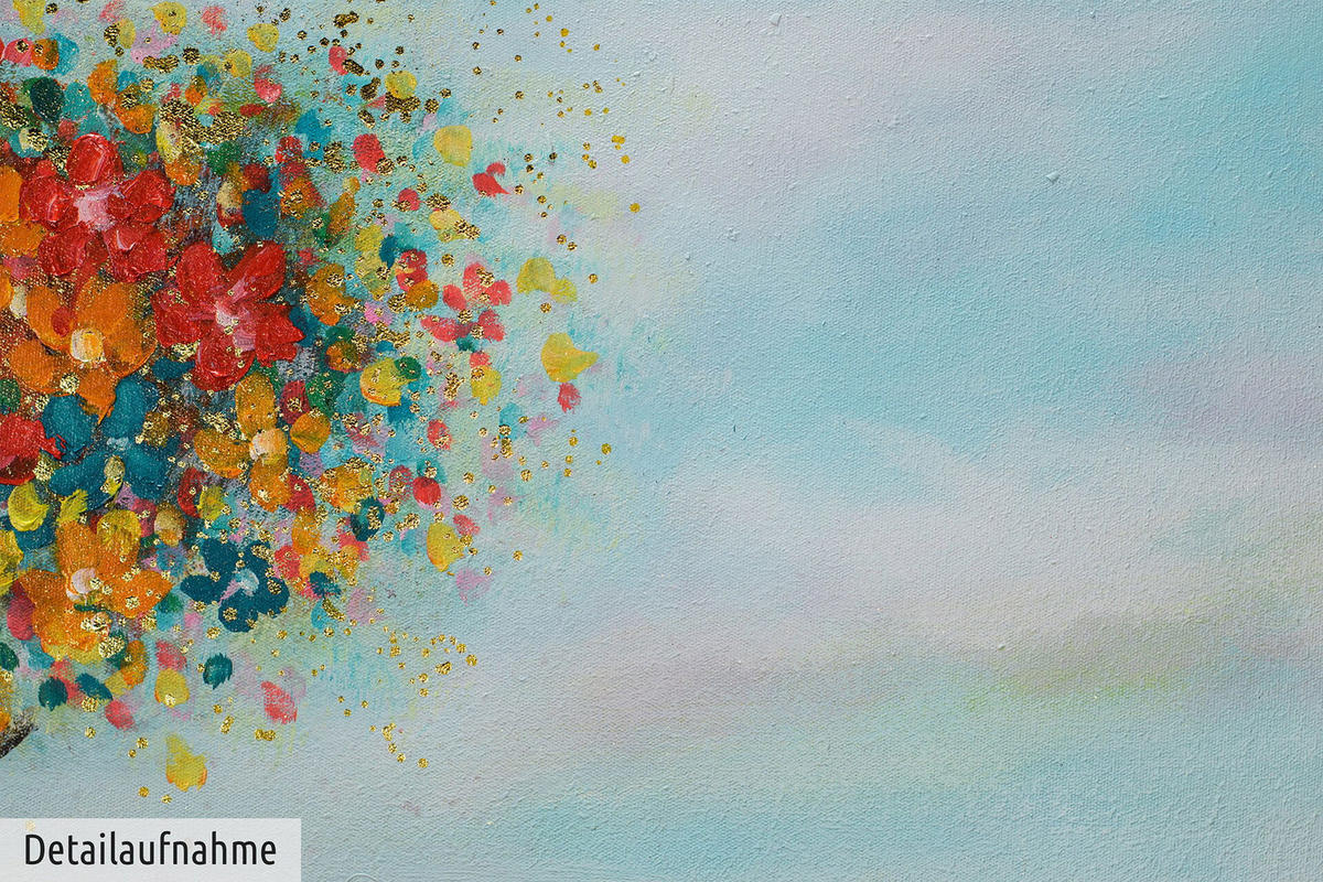 ACRYLBILD HANDGEMALT 120/60 cm - Multicolor, Holz/Textil (120/60cm) - KUNSTLOFT