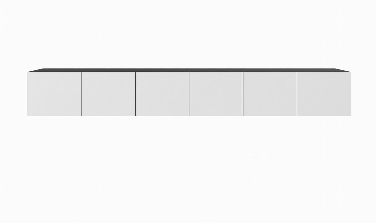 TV-SCHRANK LIO - Schwarz/Weiß, Holzwerkstoff (300/41/40cm) - Meblini