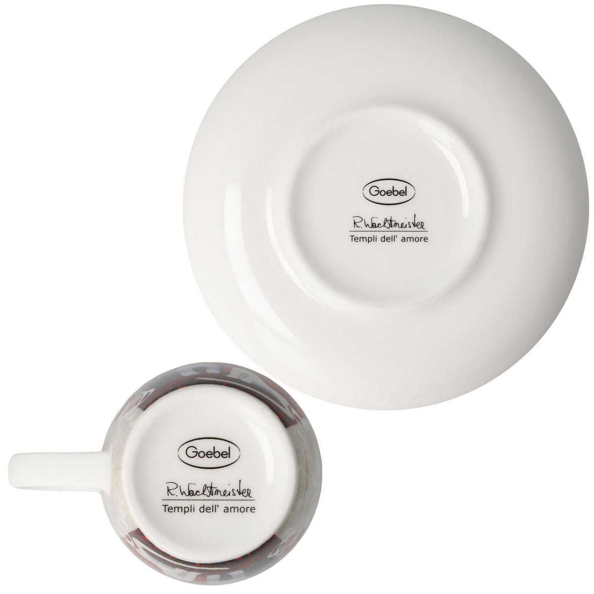 ESPRESSOTASSE Rosina Wachtmeister - Templi dell amore, Fine Bone China, 100 ml - Multicolor, Keramik (0.1L) - Goebel