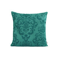 KISSENNHÜLLE Epoche petrol-grün 40/40 cm - Petrol, Textil (40/40cm) - beties Heimtextil