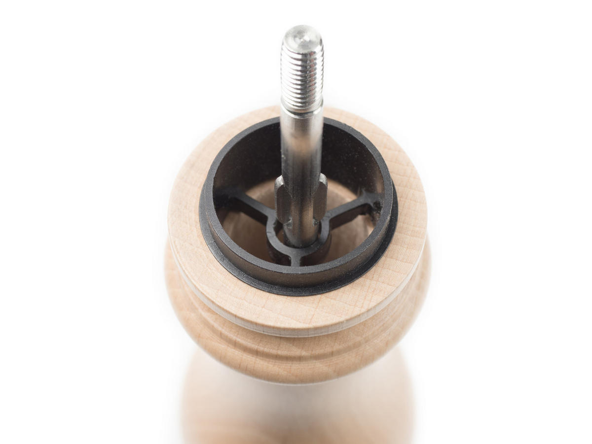 MÜHLENSET Paris 18cm Pfeffer- & Salzmühle Buchenholz Natur Zirkonia-Mahlwerk - Braun, Holz (11.8/18/5.9cm) - PEUGEOT