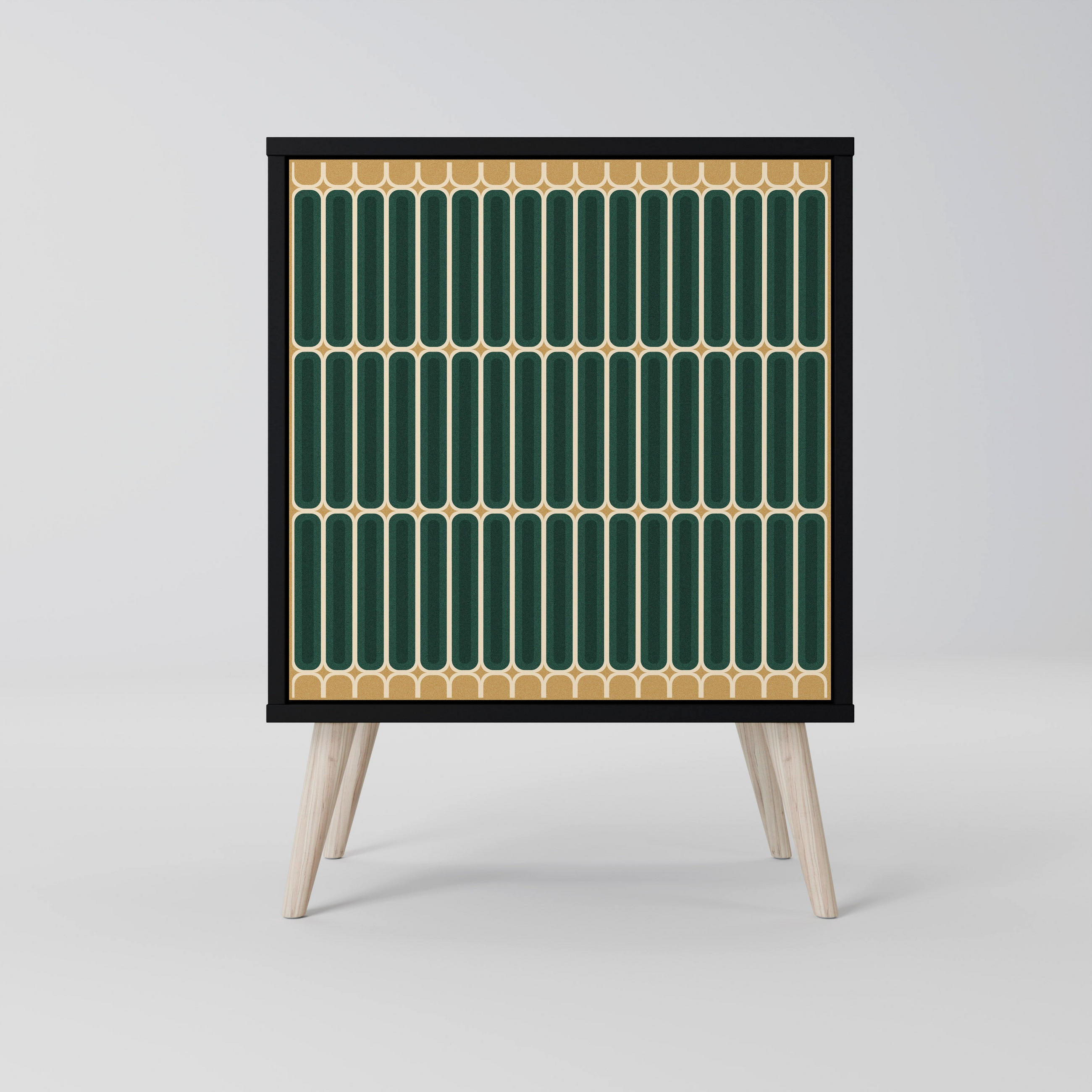 SpaceRebels Sideboard Schwarz 57.5x77.5x42 cm