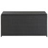 GARTENBOX Poly Rattan 100x50x50 cm Schwarz - Schwarz, Kunststoff (100/50/50cm) - furnicato