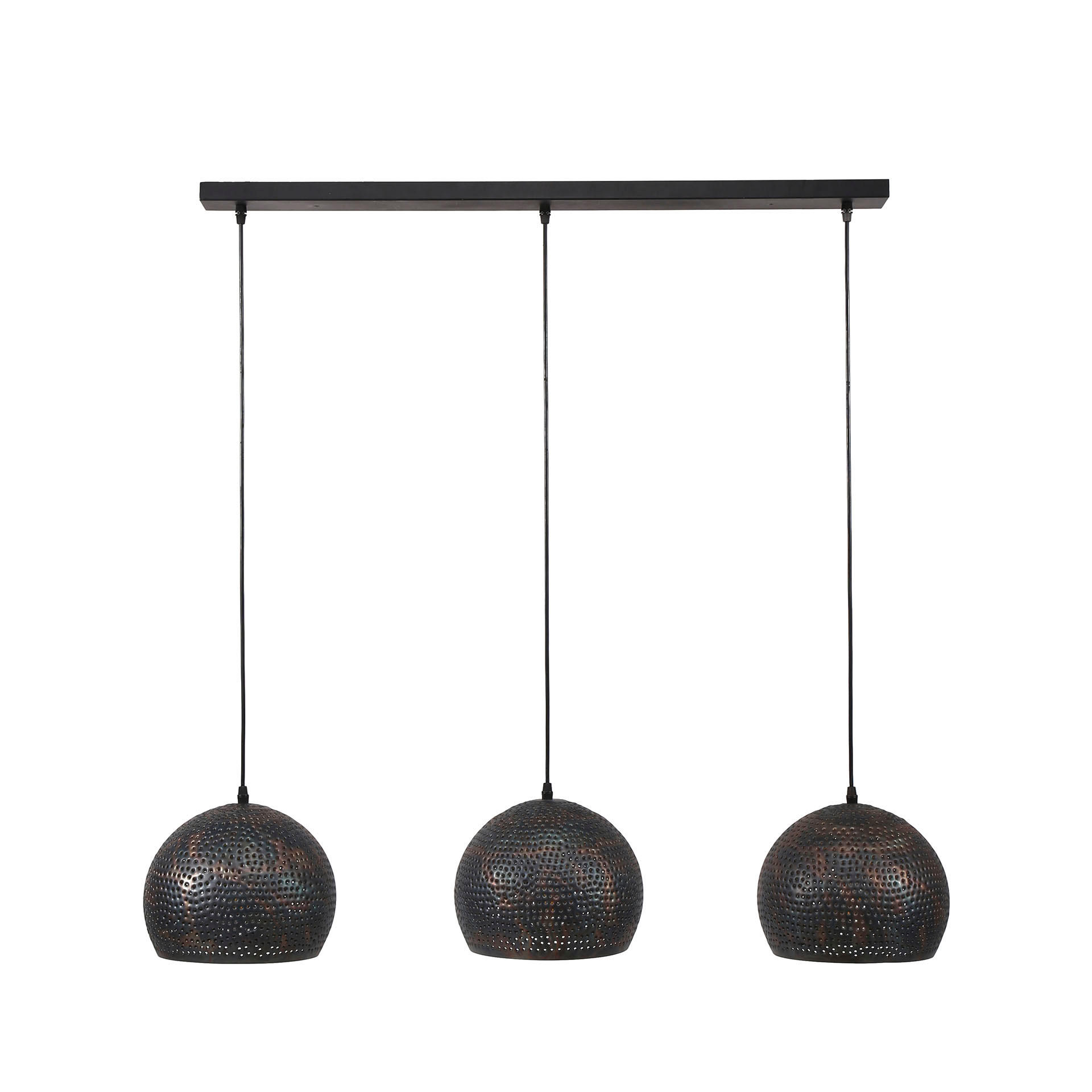 HÄNGELEUCHTE Dor Schwarz 56/60/80 cm - Schwarz, Metall (56/60/80cm) - Hoyz Collection