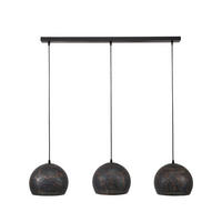 HÄNGELEUCHTE Dor Schwarz 56/60/80 cm - Schwarz, Metall (56/60/80cm) - Hoyz Collection