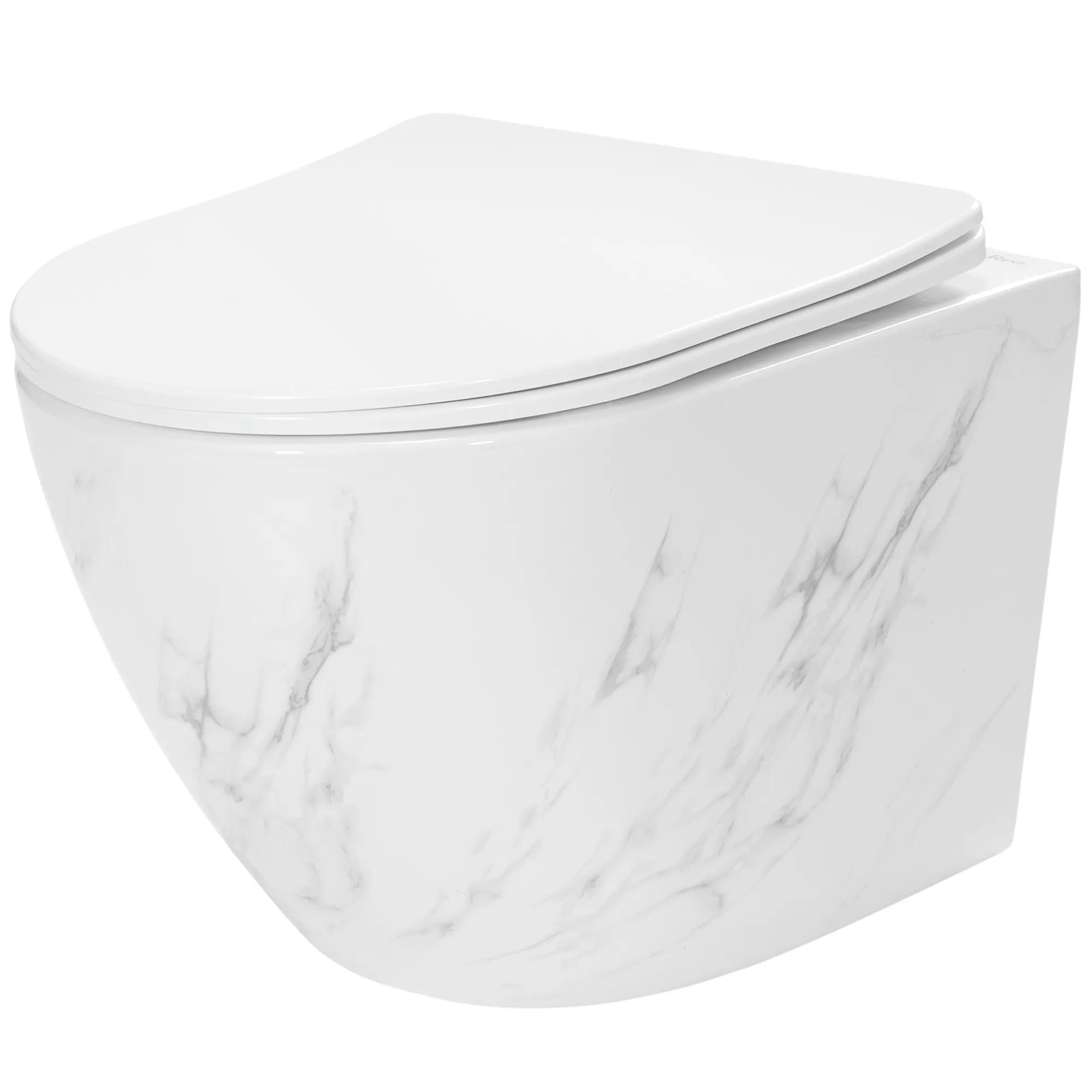 REA WC Grau 37x32x49.5 cm