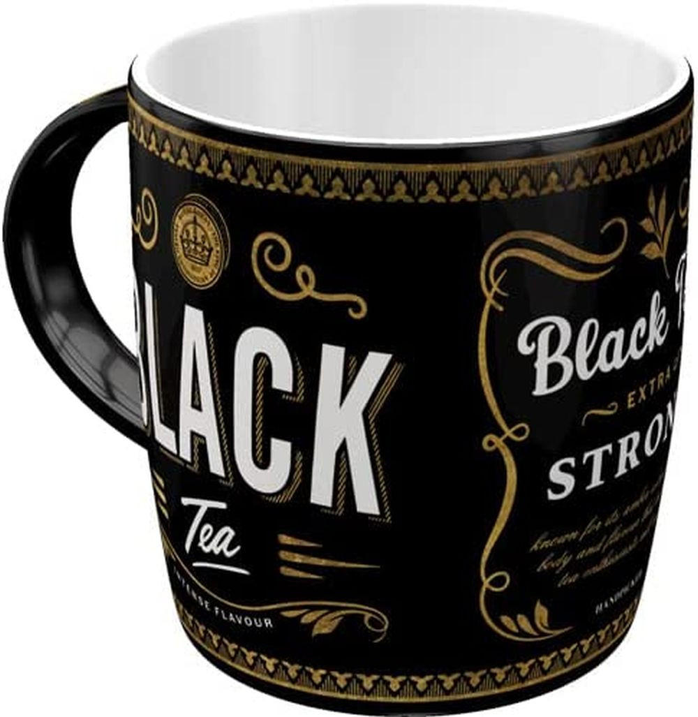 KAFFEETASSE 330 ml Black Tea - Multicolor, Metall (0.33L) - Nostalgic-Art