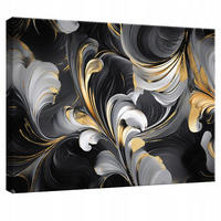 LEINWANDBILD Abstrakt Modern 100x70 - Multicolor, Holzwerkstoff (100/70cm) - Wallarena