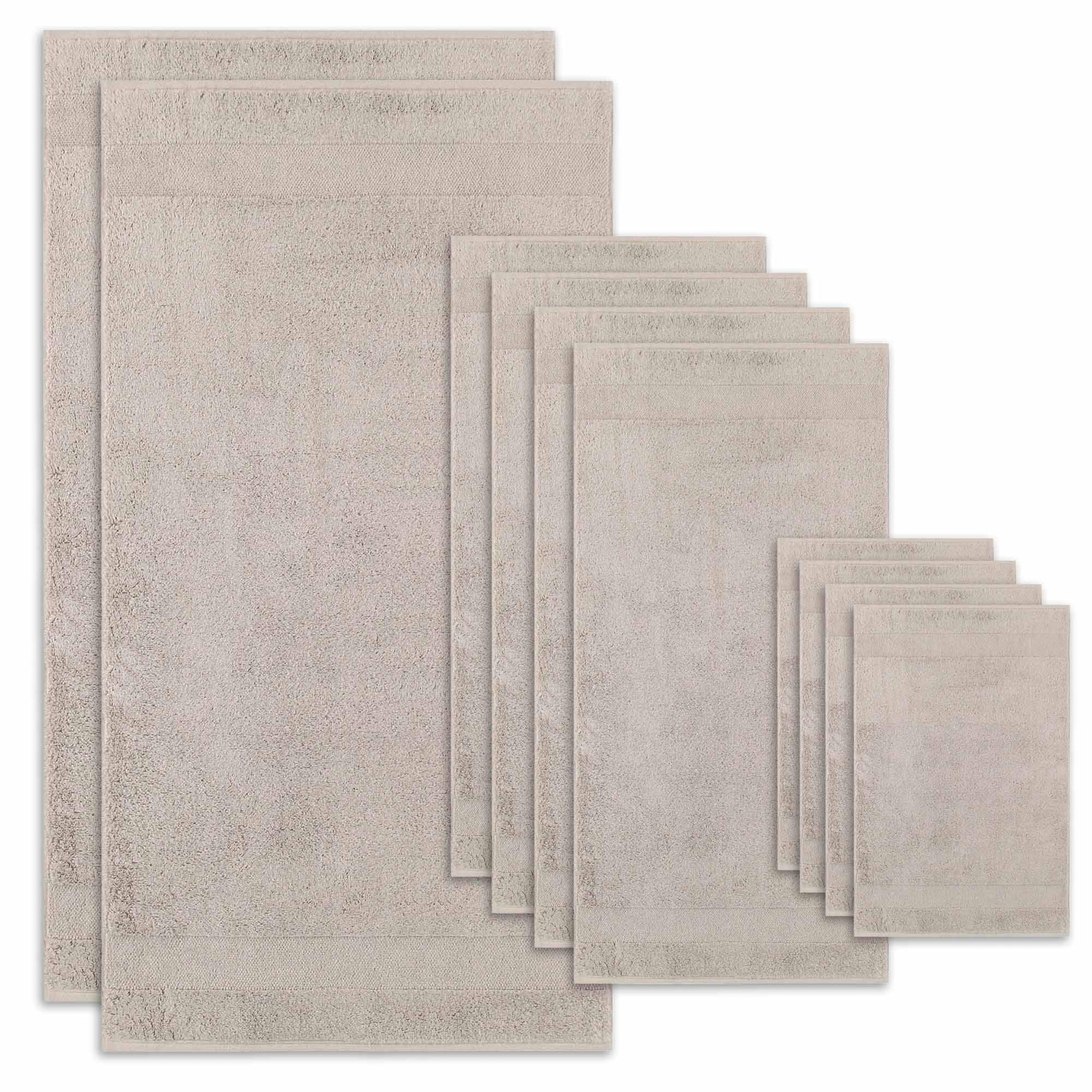 HANDTUCH Unisex One Braun Baumwolle 10er Pack - Taupe, Textil (200/135cm) - Villeroy & Boch