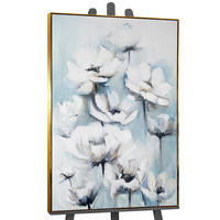 GEMÄLDE Blumige Zärtlichkeit Schattenfugenrahmen Gold 140x100 cm - Goldfarben, Holz (140/100cm) - YS-art gallery