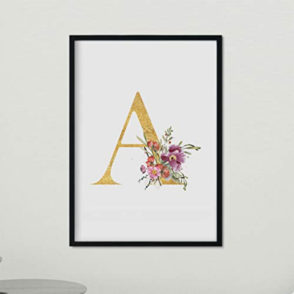 POSTER Buchstaben A A4 Rahmenlos - Klar, Papier (29.7/5/21cm) - Nacnic