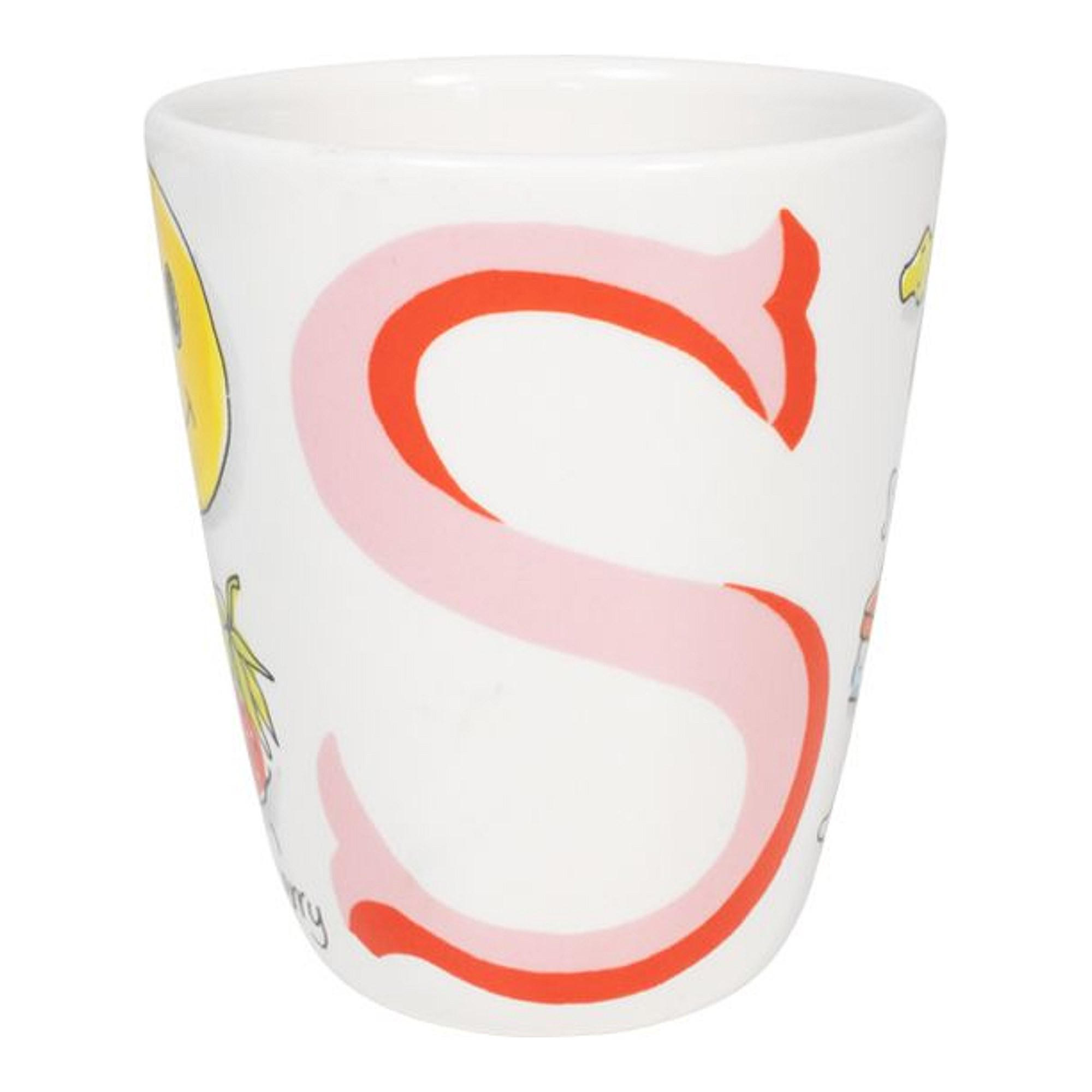 BECHER Liebesbrief S in Bunt - 350 ml - Multicolor, Keramik (0.35L) - Blond Amsterdam