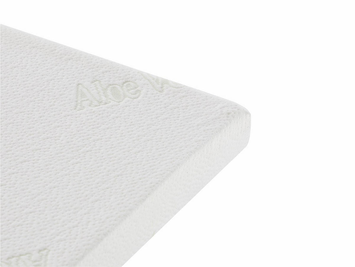 TOPPER - 2 Personen - stoff - weiß Laceto - Weiß, Textil (180/200cm) - Vente-Unique