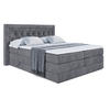 BOXSPRINGBETT NOEL KING - 120 x 200 - H3/H4 - Dunkelgrau - Dunkelgrau, Holzwerkstoff (120/200cm) - ALTDECOR