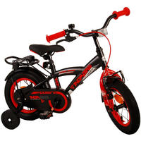 KINDERFAHRRAD Thornbike - Jungen - 12 Zoll - Rücktritt + Handbremse - Schwarz/Rot - Rot/Schwarz, Metall (45cm) - TPFSports