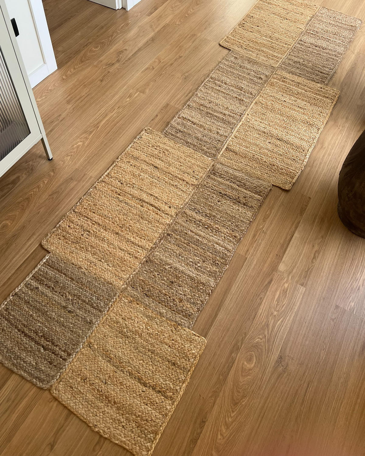 KOBEREC Béžový 80/300 cm Juta Sangli - béžová, textil (80/300cm) - Beliani