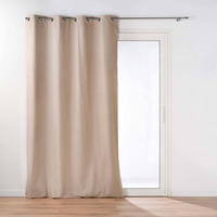 VERDUNKELUNGSVORHANG mit Ösen 140/260 cm - Beige, Textil (140/260cm) - Douceur d´intérieur