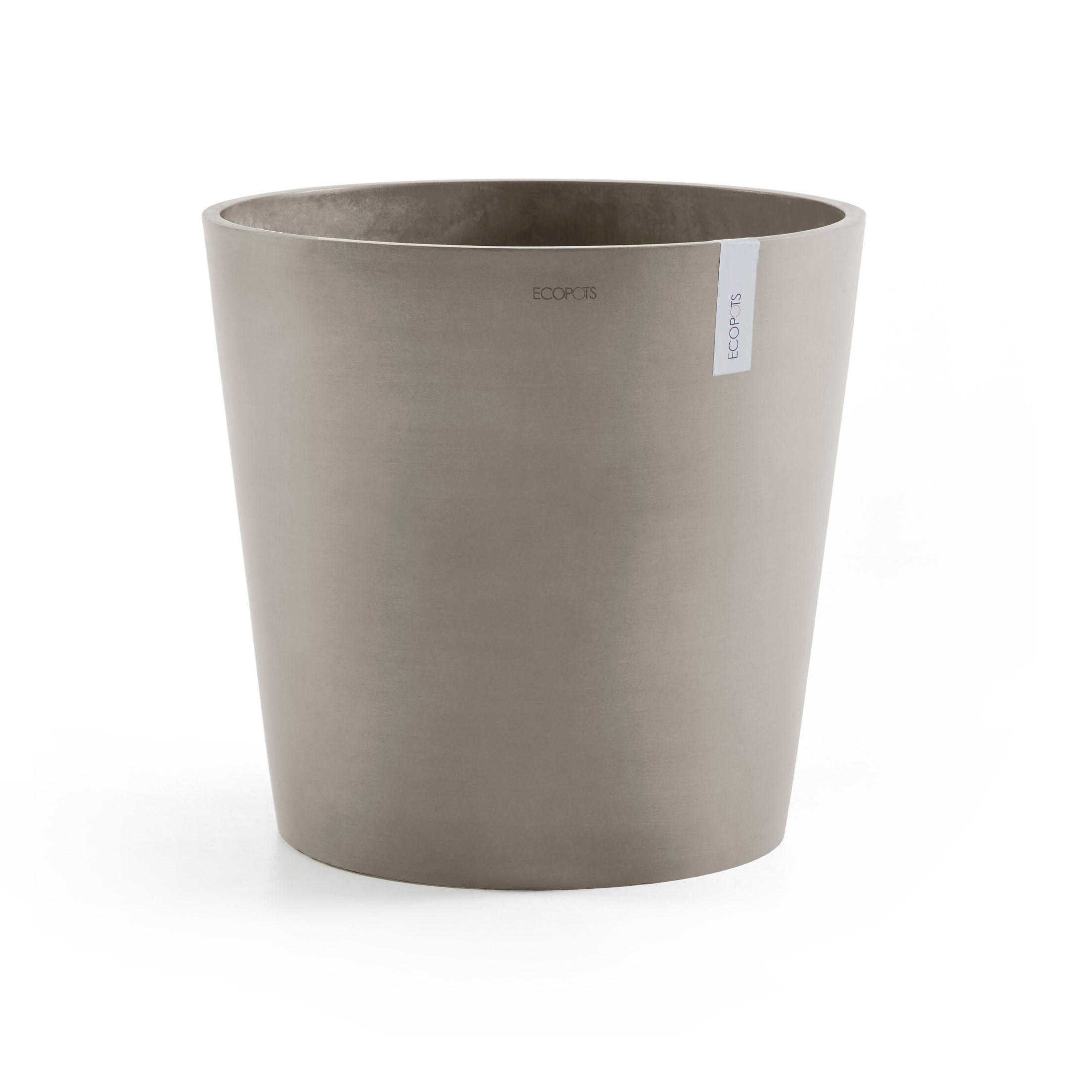 BLUMENTOPF Amsterdam 59/55,5 cm Taupe - Taupe, Kunststoff (59/55.5cm) - Ecopots