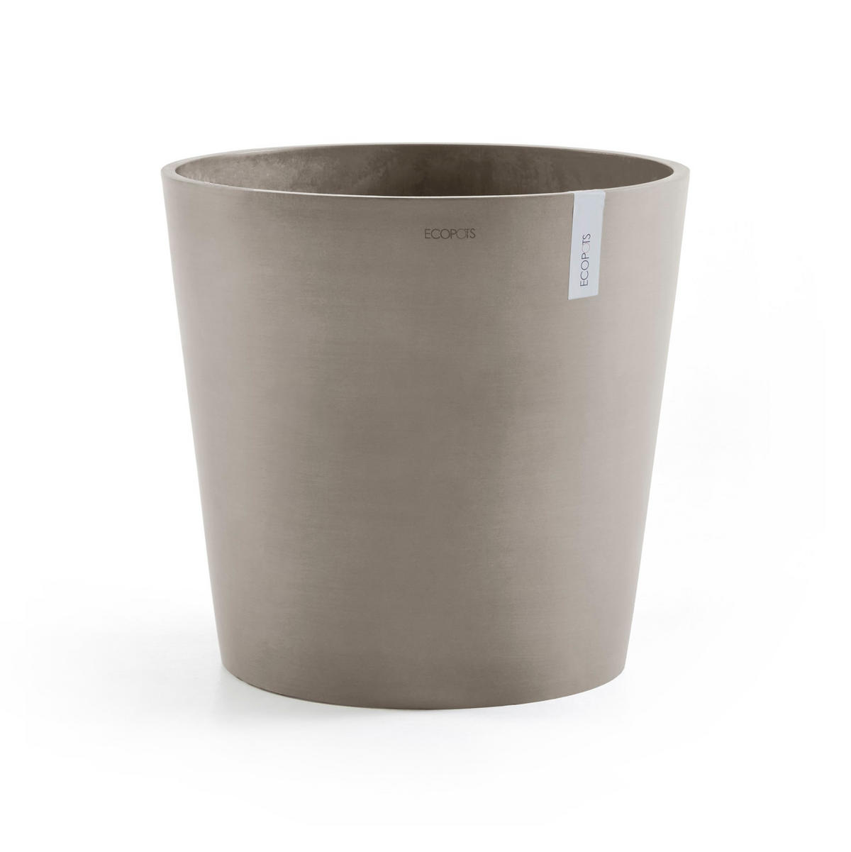 BLUMENTOPF Amsterdam 59/55,5 cm Taupe - Taupe, Kunststoff (59/55.5cm) - Ecopots