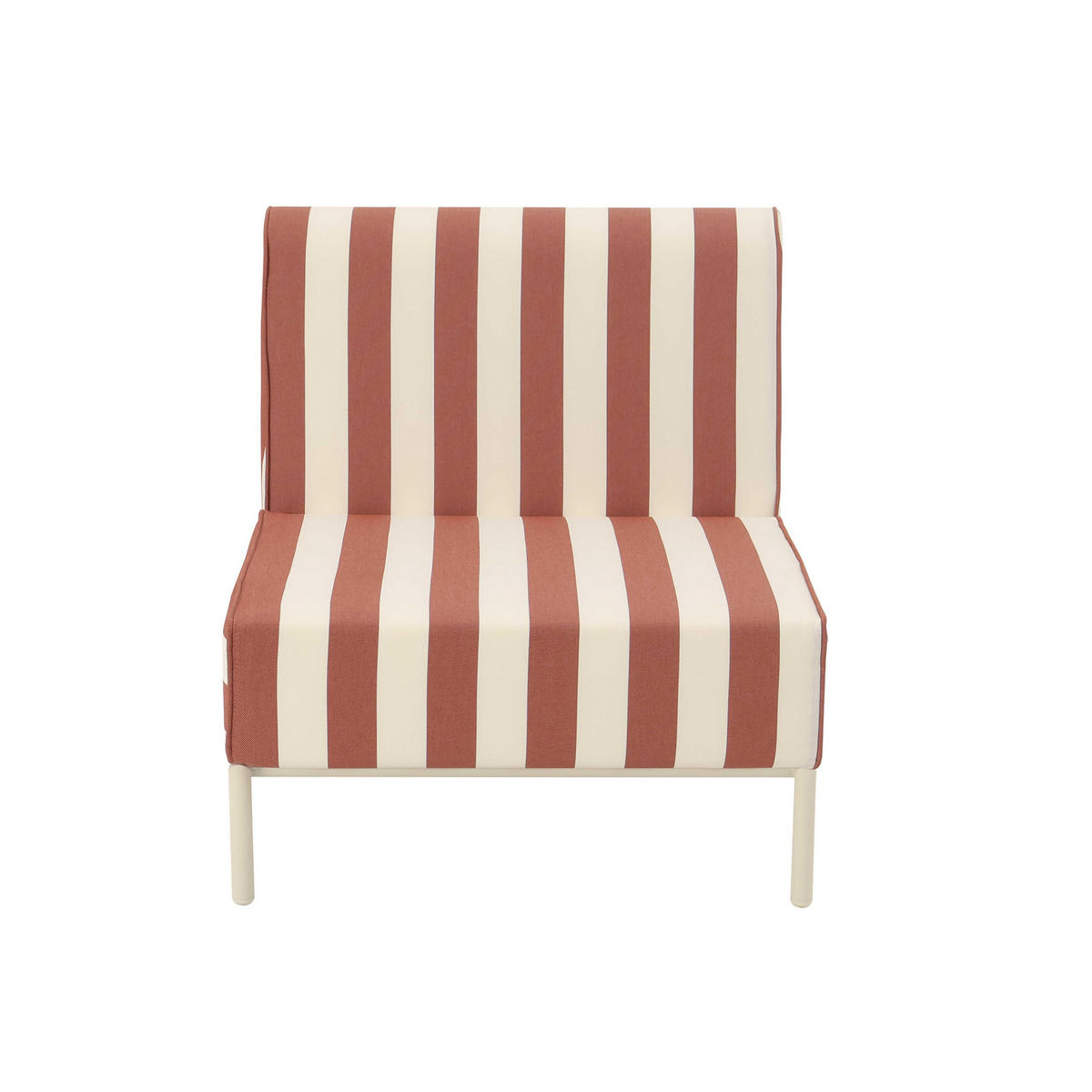 SESSEL, Terrakotta - Orange, Textil (80/78/72cm) - Oviala
