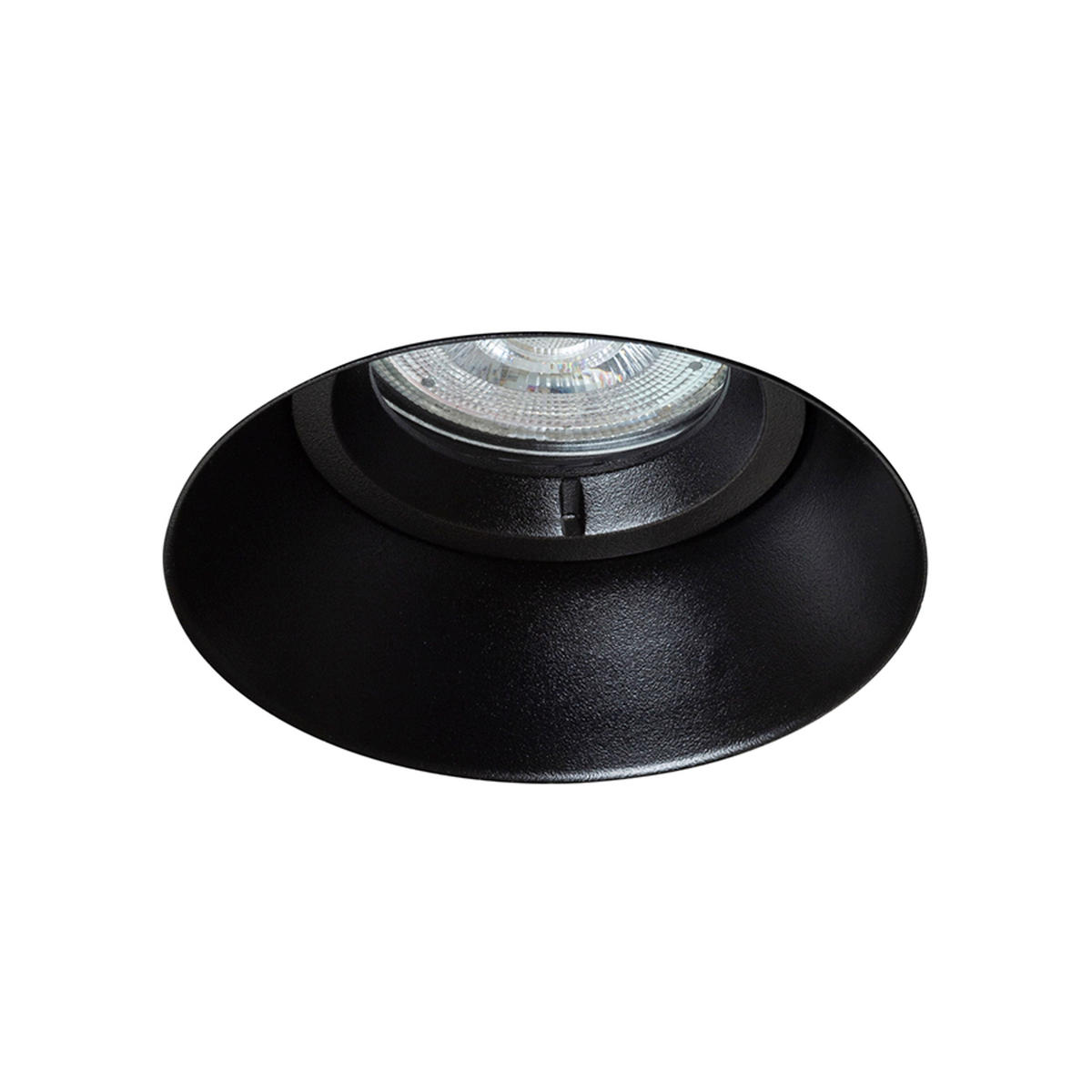 EINBAULEUCHTE IPSO R IP65 Schwarz 9 W IP65 - Schwarz, Metall (125/125/12cm) - Rendl