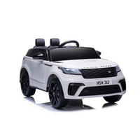 KINDER ELEKTROAUTO Range Rover Velar weiß EVA-Reifen, LED-Scheinwerfer, Musikfunktion, Batterieanzeige - Weiß, Kunststoff (108/61/50cm) - Es-Toys